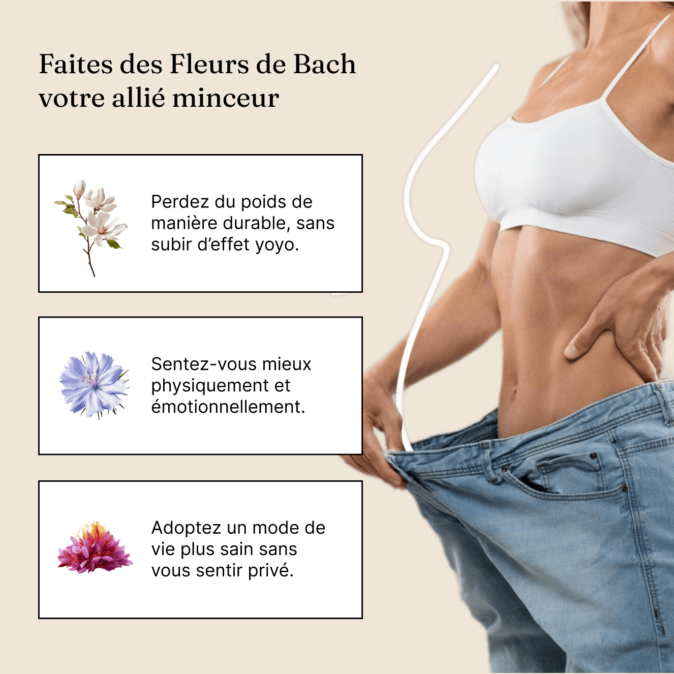 Perte de poids durable - Fleurs de Bach