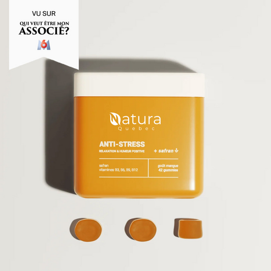 Gommes de safran anti-stress