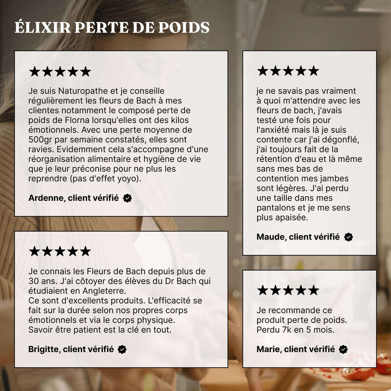 Perte de poids durable - Fleurs de Bach