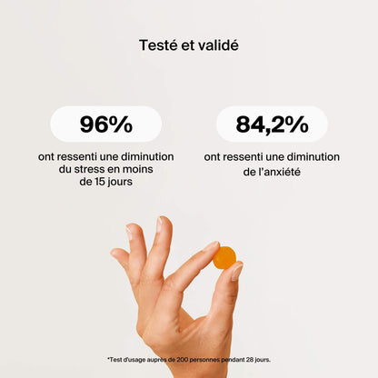 Gommes de safran anti-stress
